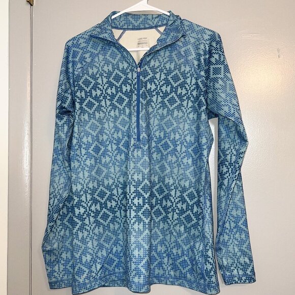Nike Women's Dri-Fit Half Zip Light Blue Athletic Pullover Size XL - Picture 1 of 5